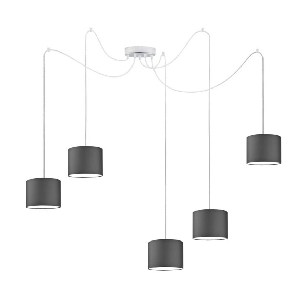 Lampa do jadalni WAIKIKI W5 Chrom - Grafitowy 883556