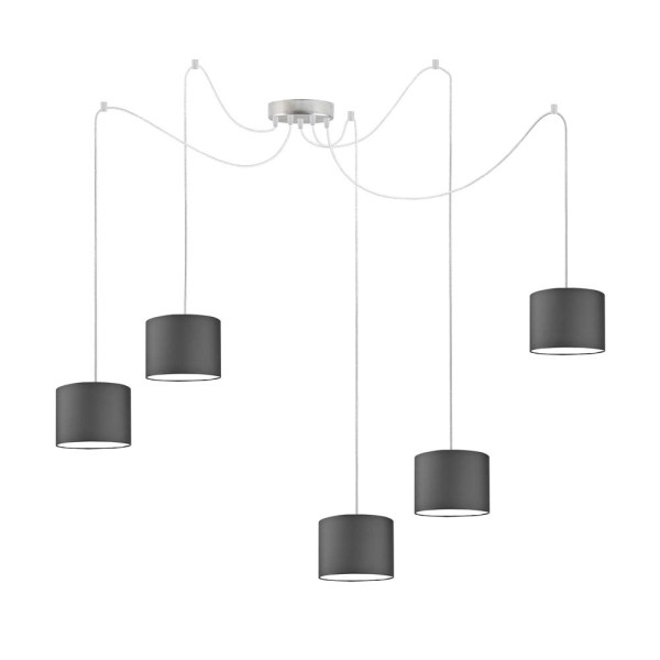 Lampa do jadalni WAIKIKI W5 Stal Szczotkowana - Grafitowy 883586