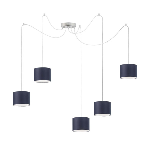 Lampa do kuchni WAIKIKI W5 Stal Szczotkowana - Granatowy 883616