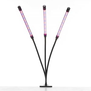 Lampa do wzrostu roślin z 3 panelami LED do doświetlania, uprawy z timerem 934251 Lampa do wzrostu roślin z 3 panelami LED do doświetlania, uprawy z timerem 934251