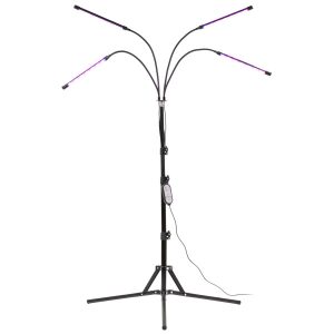 Lampa do wzrostu roślin z 4 panelami LED do doświetlania, uprawy z timerem 934252 Lampa do wzrostu roślin z 4 panelami LED do doświetlania, uprawy z timerem 934252