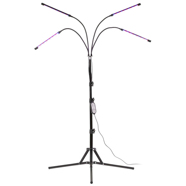 Lampa do wzrostu roślin z 4 panelami LED do doświetlania, uprawy z timerem 934252