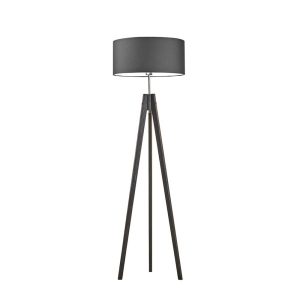Lampa drewniana abażur Heban/ Grafitowy 1002444 Lampa drewniana abażur Heban/ Grafitowy 1002444