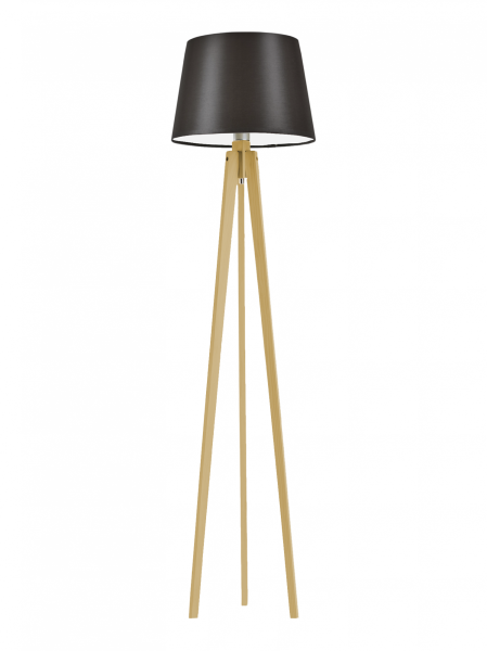 Lampa drewniana stojąca CURACAO Dąb/ Brązowy 922309