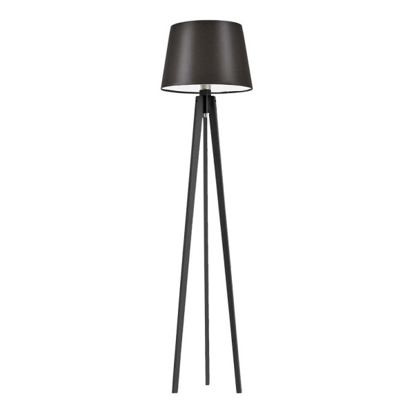 Lampa drewniana stojąca CURACAO Heban/ Brązowy 922353