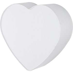 Lampa dziecięca Heart 2-punktowa tkaninowa biała 266183