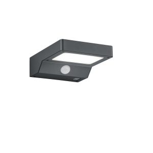 Lampa elewacyjna kinkiet solarny z czujnikiem ruchu antracyt RL 915529 Lampa elewacyjna kinkiet solarny z czujnikiem ruchu antracyt RL 915529