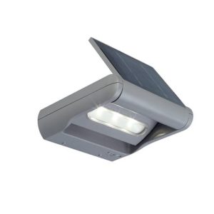Lampa elewacyjna kinkiet zewnętrzny MINI LEDSPOT – SOLAR szary Lutec 1017040 Lampa elewacyjna kinkiet zewnętrzny MINI LEDSPOT – SOLAR szary Lutec 1017040