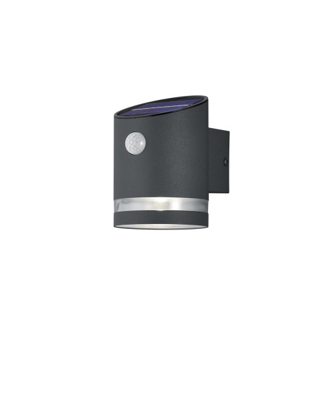 Lampa elewacyjna zewnętrzna solarna czujnik ruchu SALTA antracyt RL 917692