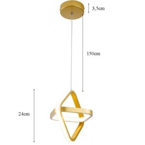 Lampa geometryczna LED wisząca 659769 Lampa geometryczna LED wisząca 659769