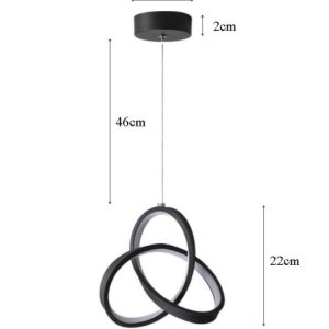 Lampa geometryczna LED wisząca 659803 Lampa geometryczna LED wisząca 659803