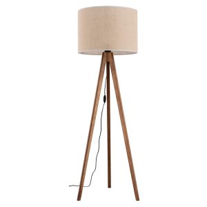 Lampa Grand podłogowa drewniana brązowa 266845 Lampa Grand podłogowa drewniana brązowa 266845