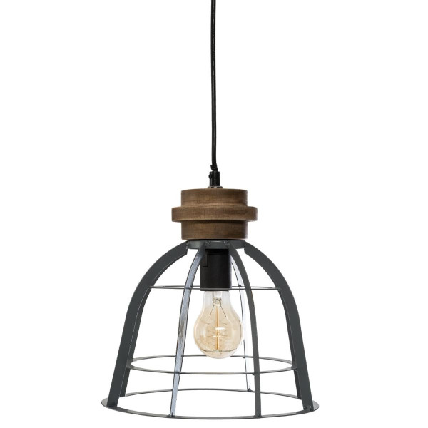 Lampa industrialna, Ø 25 cm, ażurowy klosz 438967