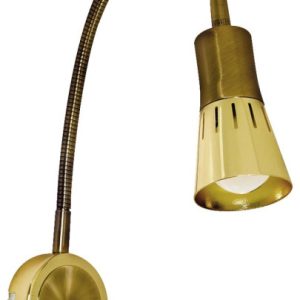 Lampa kinkiet ARENA wysięgnik 1*40w r50 e14 złoto patyn 795772 Lampa kinkiet ARENA wysięgnik 1*40w r50 e14 złoto patyn 795772