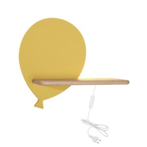 Lampa kinkiet BALOON 4w led 4000k iq kids z przewodem z wł. i wtyczką złoty 795546 Lampa kinkiet BALOON 4w led 4000k iq kids z przewodem z wł. i wtyczką złoty 795546