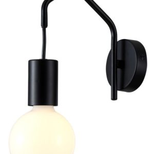 Lampa kinkiet BASSO 1x40w e27 czarny matowy 836510 Lampa kinkiet BASSO 1x40w e27 czarny matowy 836510
