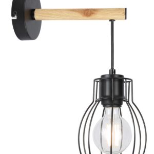 Lampa kinkiet BERNITA 1x60w e27czarny 794873 Lampa kinkiet BERNITA 1x60w e27czarny 794873