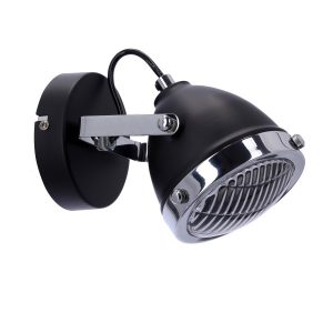 Lampa kinkiet CRAZY czarny 1x15w gu10 klosz bezbarwny 794835
