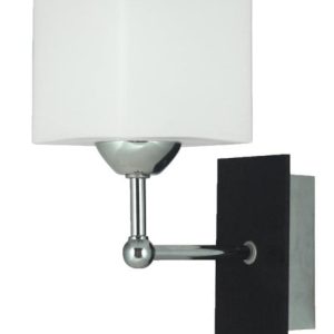 Lampa kinkiet CUBETTO 1×60 e27 drewno+chrom 794737