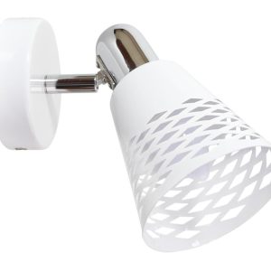 Lampa kinkiet DISCOVERY 1x40w e14 chrom/ biały 794913