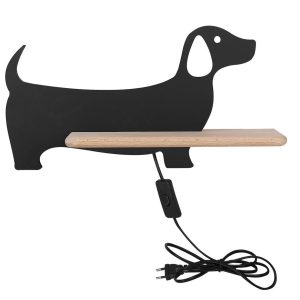 Lampa kinkiet DOG 5w led 4000k iq kids z przew czarny 795524 Lampa kinkiet DOG 5w led 4000k iq kids z przew czarny 795524