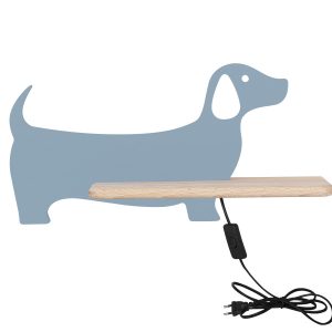 Lampa kinkiet DOG 5w led 4000k iq kids z przew niebieski 795531 Lampa kinkiet DOG 5w led 4000k iq kids z przew niebieski 795531