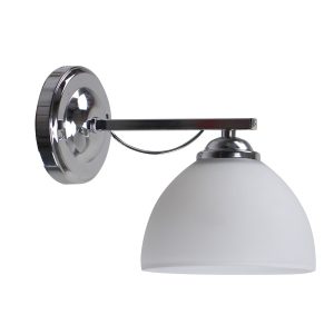 Lampa kinkiet FILONA chromowy 1×40 e27 klosz biały 794766 Lampa kinkiet FILONA chromowy 1×40 e27 klosz biały 794766