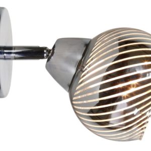 Lampa kinkiet FORT 1x10w e14 led chrom 824113 Lampa kinkiet FORT 1x10w e14 led chrom 824113