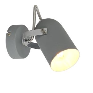 Lampa kinkiet GRAY 1x40w e14 szary 796418 Lampa kinkiet GRAY 1x40w e14 szary 796418