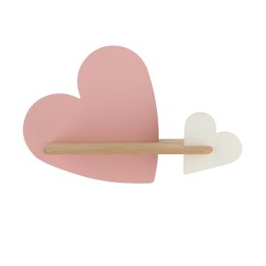 Lampa kinkiet HEART 5w led 4000k iq kids różowy+biały 795526 Lampa kinkiet HEART 5w led 4000k iq kids różowy+biały 795526