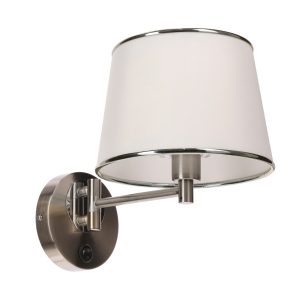 Lampa kinkiet IBIS 1x40w e14 satyna 795776 Lampa kinkiet IBIS 1x40w e14 satyna 795776