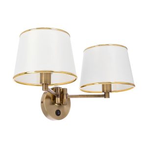 Lampa kinkiet IBIS 2x40w e14 patyna 794841 Lampa kinkiet IBIS 2x40w e14 patyna 794841