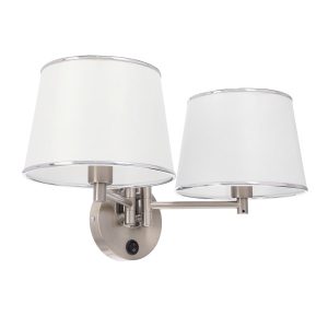 Lampa kinkiet IBIS 2x40w e14 satyna 796421 Lampa kinkiet IBIS 2x40w e14 satyna 796421