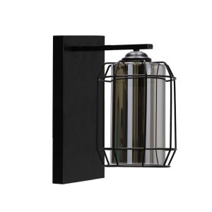 Lampa kinkiet JONERA czarny p25 1x40w e27 klosz dymiony 794720 Lampa kinkiet JONERA czarny p25 1x40w e27 klosz dymiony 794720