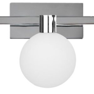 Lampa kinkiet MALDUS chromowy 3x40w g9 klosz biały 794782