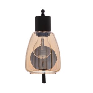 Lampa kinkiet MOLDO 1x40w e27 klosz bursztynowy 794634 Lampa kinkiet MOLDO 1x40w e27 klosz bursztynowy 794634
