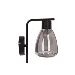Lampa kinkiet MOLDO 1x40w e27 klosz dymiony 794636 Lampa kinkiet MOLDO 1x40w e27 klosz dymiony 794636