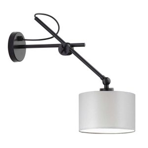Lampa kinkiet na wysięgniku HAMILTON Czarny – Jasny Szary 859169 Lampa kinkiet na wysięgniku HAMILTON Czarny – Jasny Szary 859169