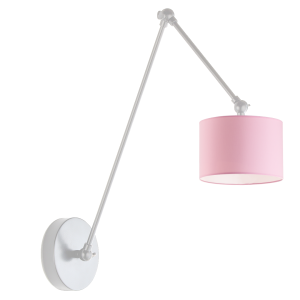 Lampa kinkiet na wysięgniku ruchomym TESNUS Srebrny – Jasny Różowy 859230 Lampa kinkiet na wysięgniku ruchomym TESNUS Srebrny – Jasny Różowy 859230
