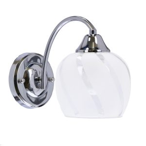 Lampa kinkiet PREGO chromowy 1x40w e27 klosz bezbarwny 794898 Lampa kinkiet PREGO chromowy 1x40w e27 klosz bezbarwny 794898