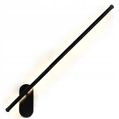 Lampa Kinkiet Salon Led Neutralna 12W 92Cm Black 72493