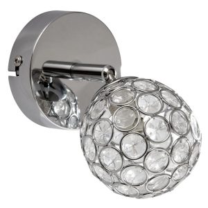 Lampa kinkiet STARLET 1x40w g9 chrom/transparent 794837 Lampa kinkiet STARLET 1x40w g9 chrom/transparent 794837