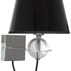 Lampa kinkiet TESORO 1x40w e14 czarny złoty srodek 794728 Lampa kinkiet TESORO 1x40w e14 czarny złoty srodek 794728