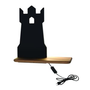 Lampa kinkiet TOWER 4w led 4000k iq kids z przewodem z wł. i wtyczką czarny 795536 Lampa kinkiet TOWER 4w led 4000k iq kids z przewodem z wł. i wtyczką czarny 795536