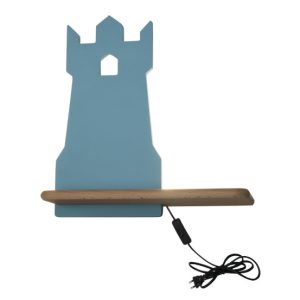 Lampa kinkiet TOWER 4w led 4000k iq kids z przewodem z wł. niebieski 795542 Lampa kinkiet TOWER 4w led 4000k iq kids z przewodem z wł. niebieski 795542