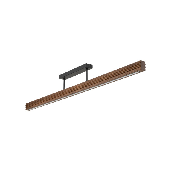 Lampa Led Sufitowa Tk Lighting Viga Orzech Drewniana Belka Ryflowana 994252