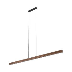 Lampa Led Wisząca Tk Lighting Viga Orzech Drewniana Belka Ryflowana 994233 Lampa Led Wisząca Tk Lighting Viga Orzech Drewniana Belka Ryflowana 994233