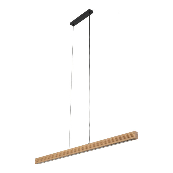 Lampa Led Wisząca Tk Lighting Viga Sosna Drewniana Belka Ryflowana 994302