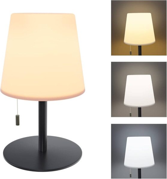 Lampa led zmieniająca kolor czarna 16x30cm 691513