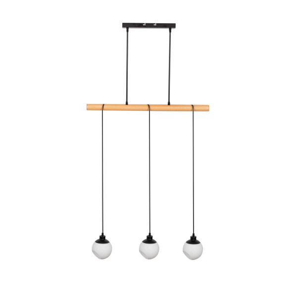 Lampa LightLogic LL COMT C-I 3xE14 66228 biały klosz drewno do jadalni do 964488